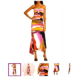 ALC crochet midi dress.